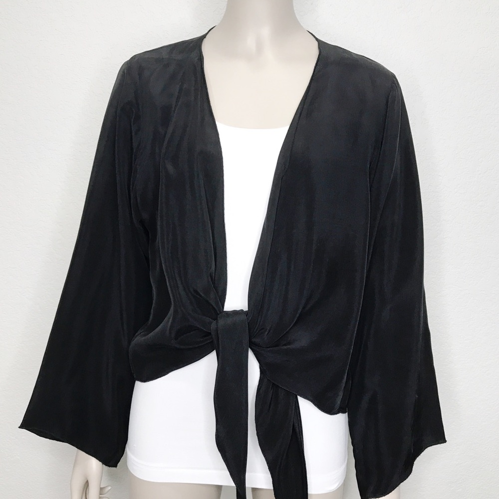 CTC Carol Turner front tie blouse